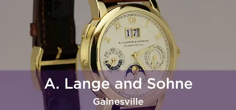  A. Lange and Sohne Gainesville